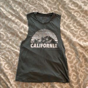 “California” Muscle Tank